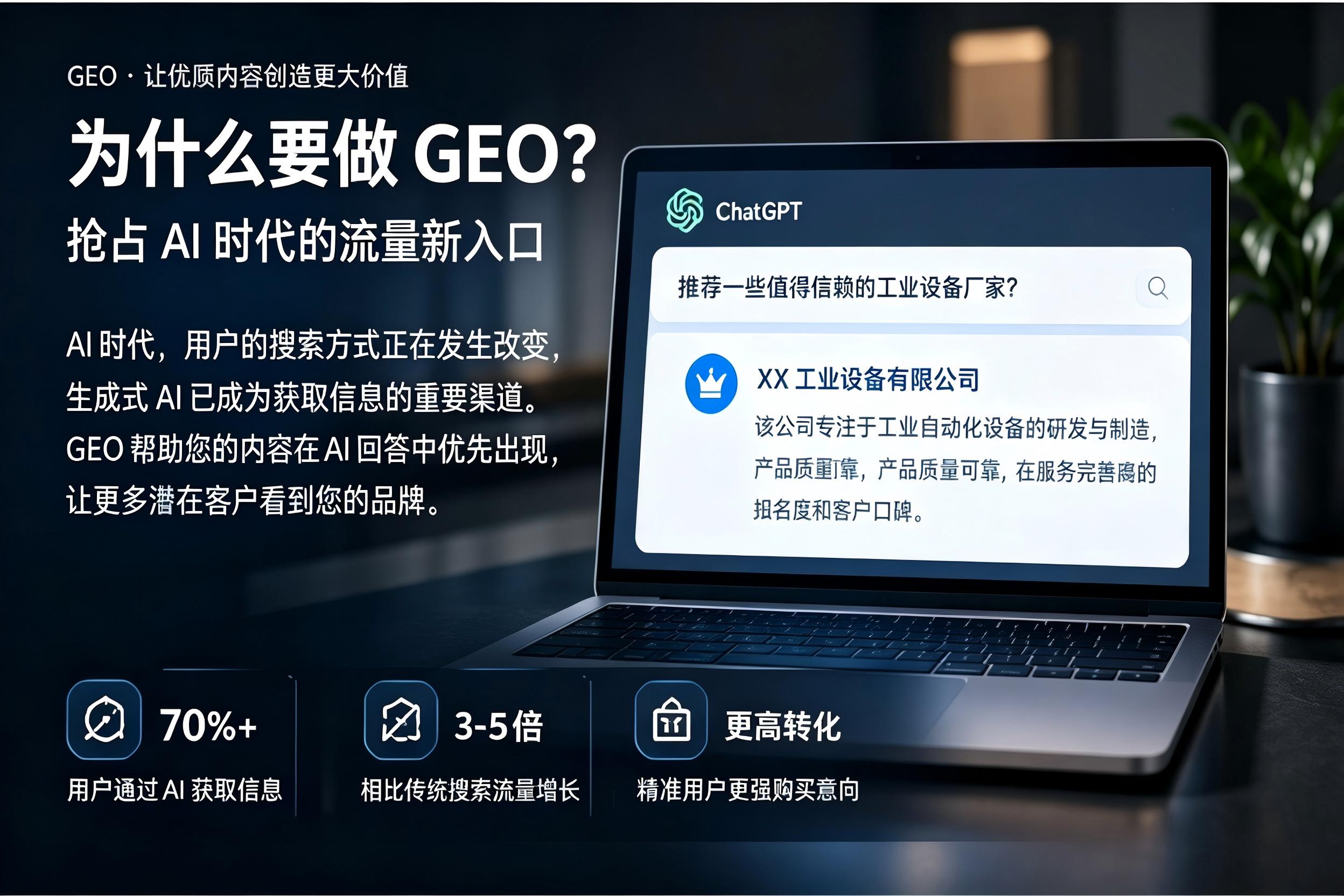 制造业AI搜索无流量?GEO优化提升品牌获客-1